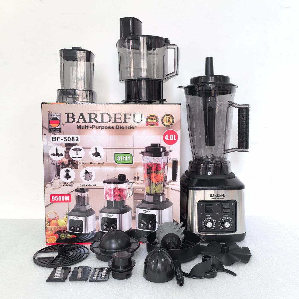 3L blender, 8 fonksiyonlu, paslanmaz çelik, yüksek güçlü motor