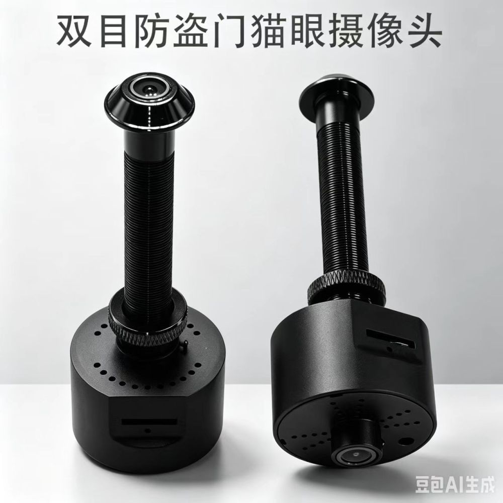Dual-Lens Doorbell Camera, Wide-Angle, Two-Way Audio, Surveillance
