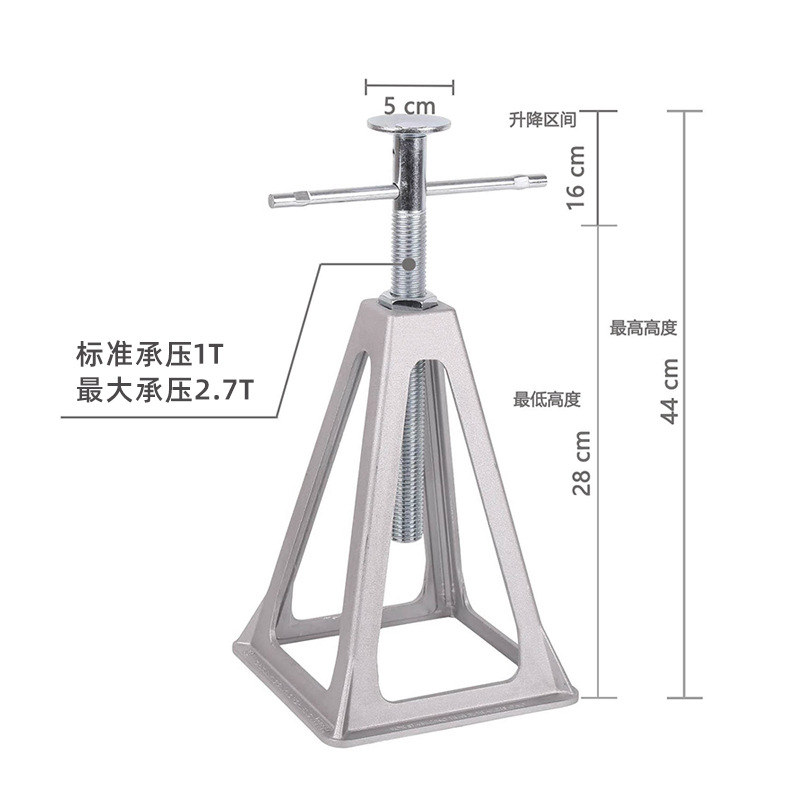 Caravan jack stand with crank-operated park legs, support structure, a popular cross-border product for Europe and the United States.