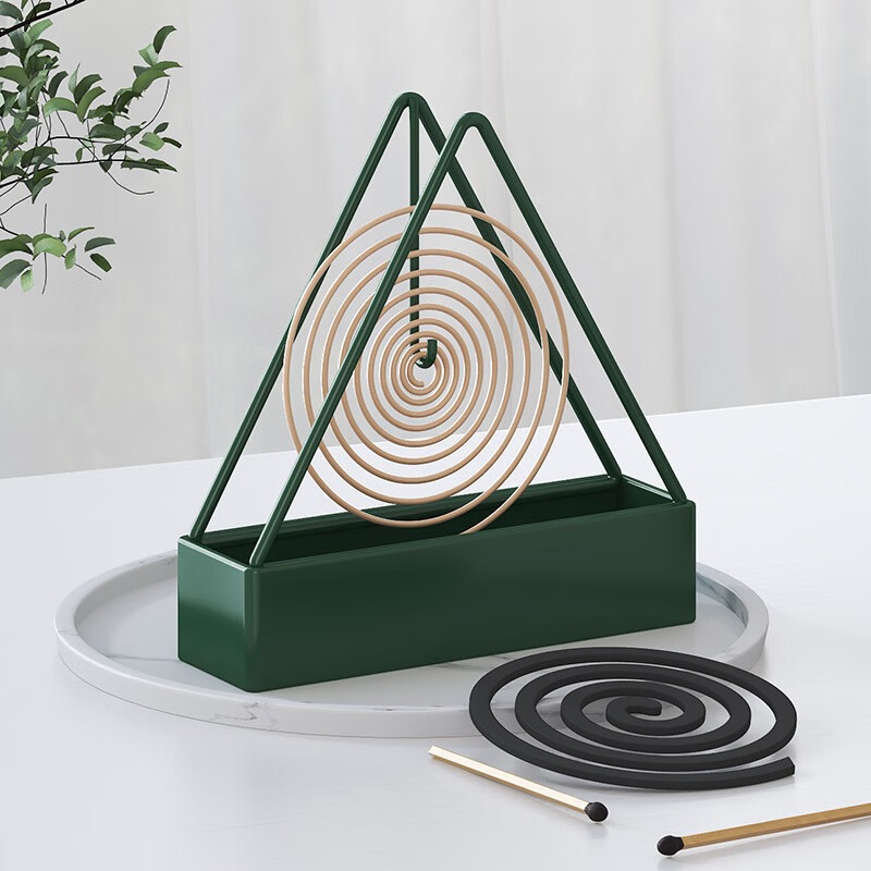 Creative triangle mosquito repellent incense holder, fire-resistant and scalding-proof mosquito repellent incense holder, mosquito repellent incense tray, incense holder, mosquito repellent incense stove, incense holder, ash tray - 3