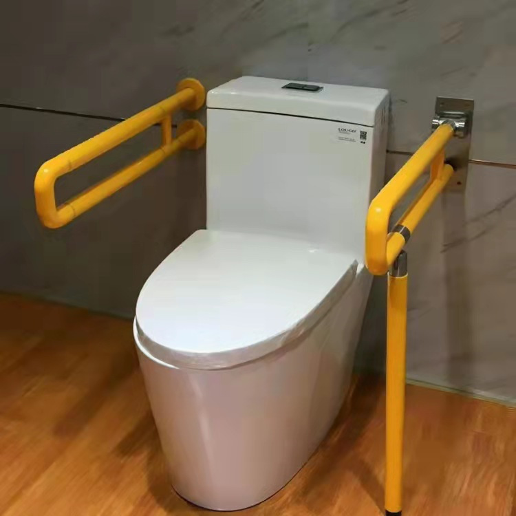 Toilet Integrated Anti-Slip Grab Bar for Elderly and Disabled, Bathroom Support Handle