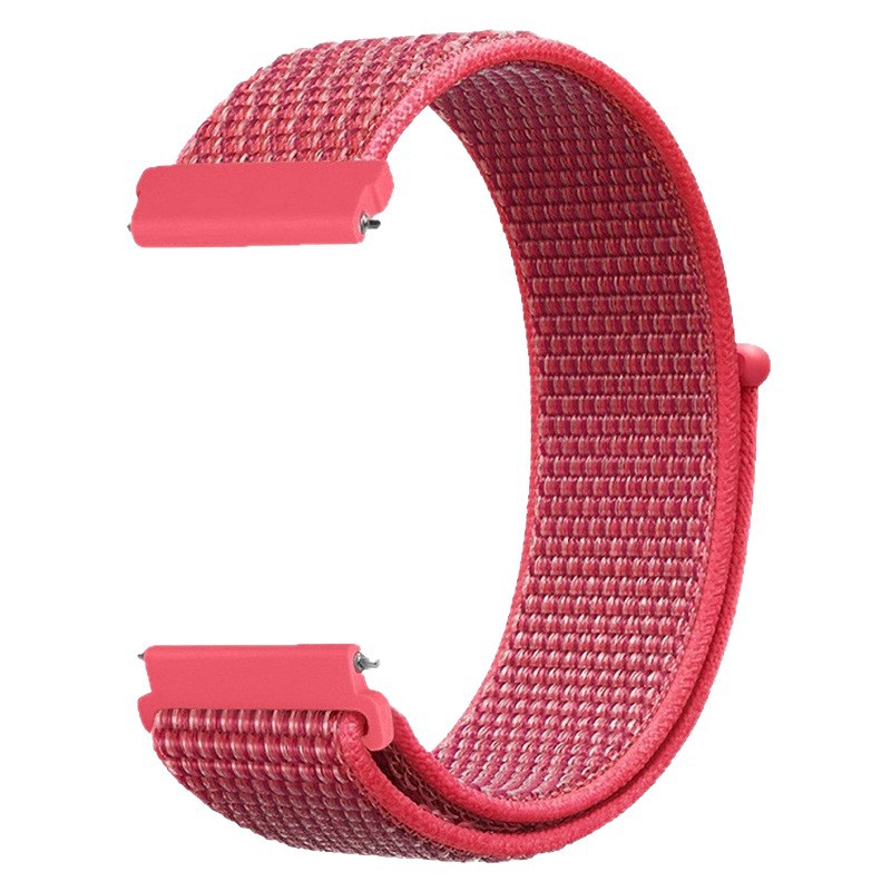 Nylon Hook-and-Loop Fashion Sport Watch Strap for Samsung, Huawei, Garmin, 18MM, 20MM, 22MM Styles