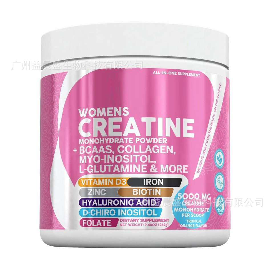 Women's Creatine Powder with Collagen Biotin Hyaluronic Acid