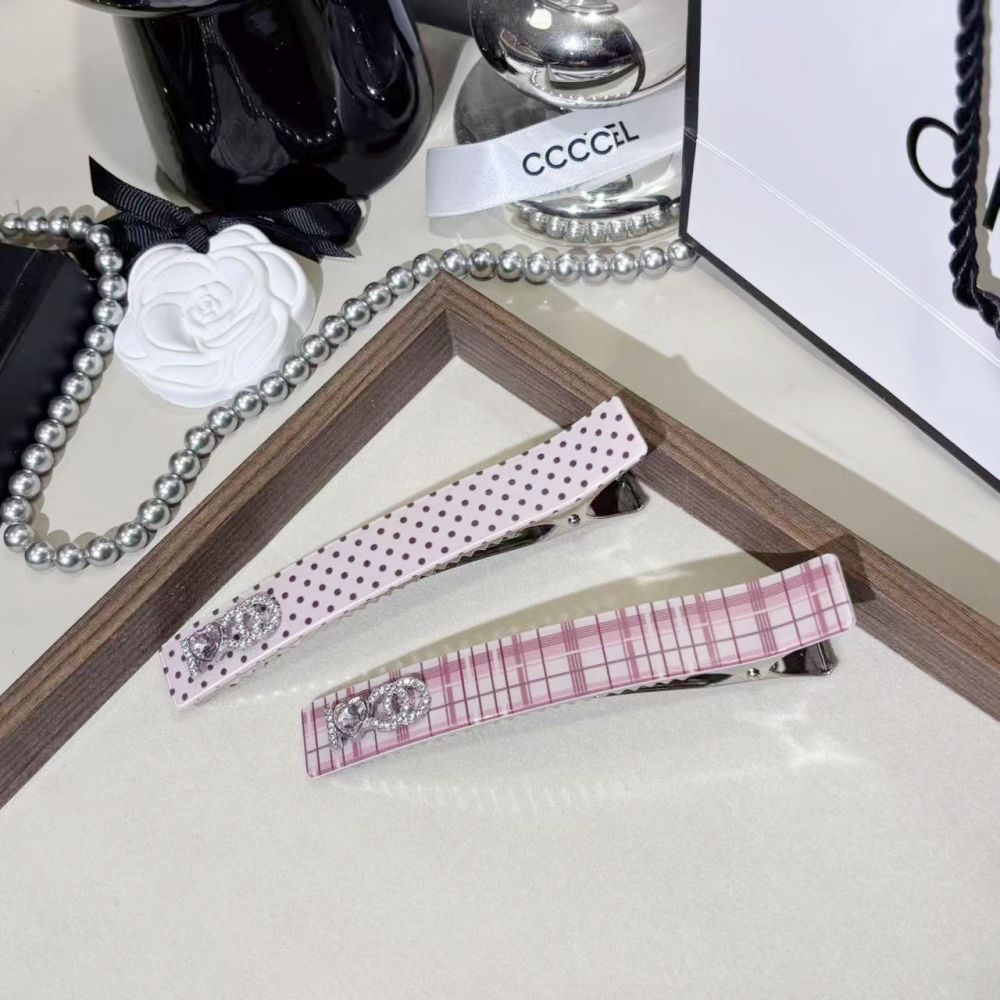 Acetate Original Hair Clip Premium Edge Clip Delicate Luxury Girl Hair Pin Korean Style Butterfly Back Head Duck Bill Clip - 12