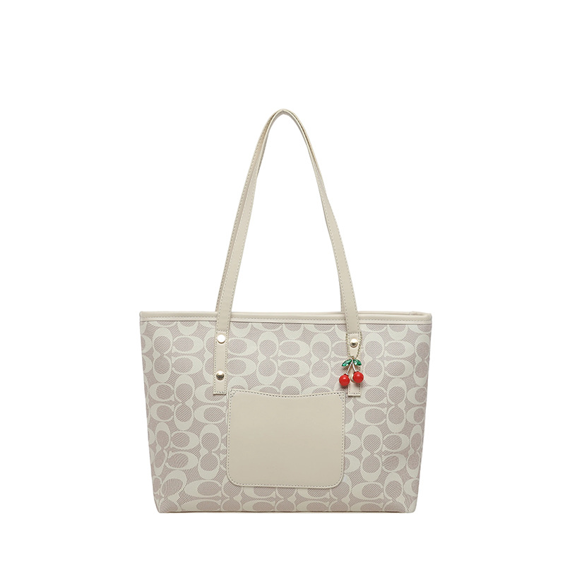 Classic Zipper Tote Bag, Daily Commute Shoulder Handbag, Large Capacity, Multiple Colors Available - 5