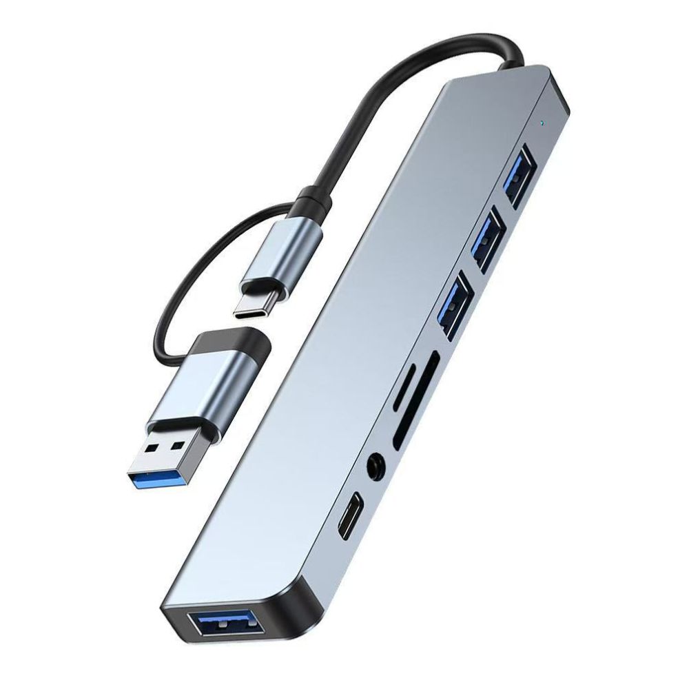 Type-C HDTV HD Dönüştürücü Çok Fonksiyonlu Genişletme İstasyonu Telefon Bilgisayar USB Çok Portlu Genişletme İstasyonu