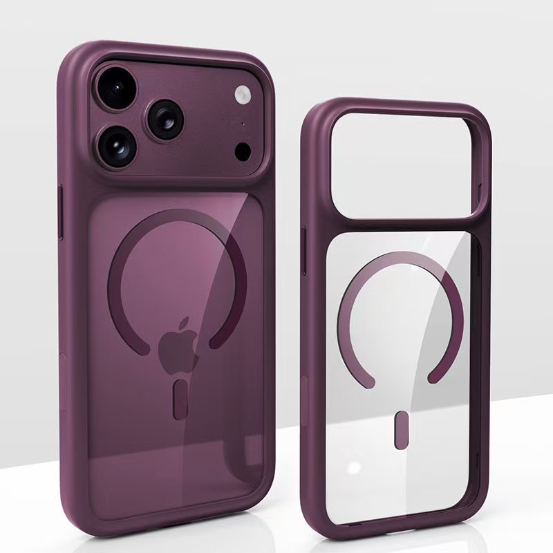 Clear Magnetic Case for iPhone 18 Pro Max with AI Button