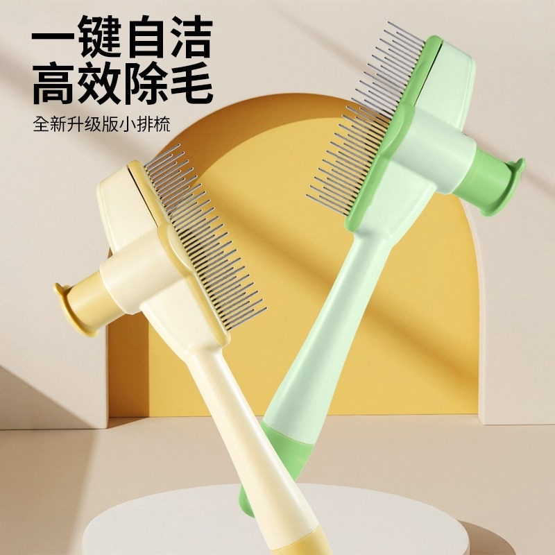 Pet Needle Grooming Comb for Cats and Dogs, Removes Loose Undercoat