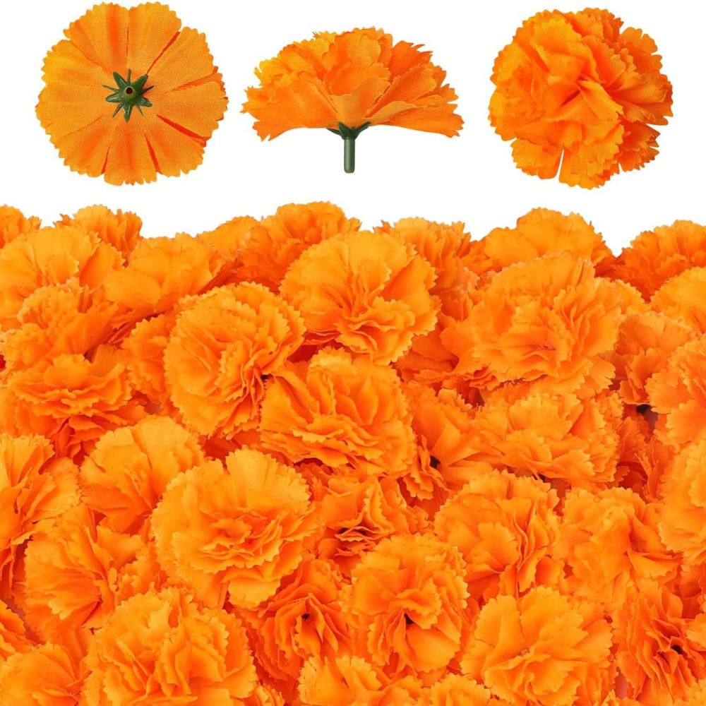 Halloween Marigold and Carnation Artificial Flower 6cm 9cm