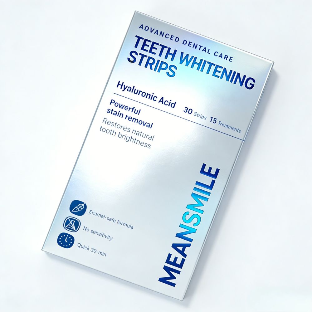 TK Gentle Tooth Color Correcting Whitening Strips for Yellow Teeth