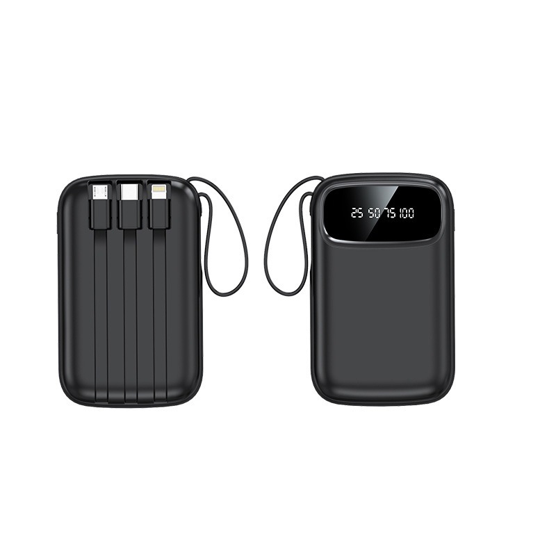 Powerbank Mini Hochleistung 20000mAh 3C-Zertifiziert Ultra-Schnellladestation Powerbank mit integriertem Kabel Mobiler Stromspeicher - 8