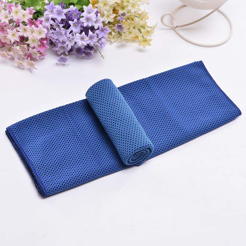 Amazon Kühlhandtuch Outdoor-Sporthandtuch Schweiß absorbierend schnelltrocknend Eishandtuch Sport schnelltrocknend tragbares Handtuch mit Logo - 8