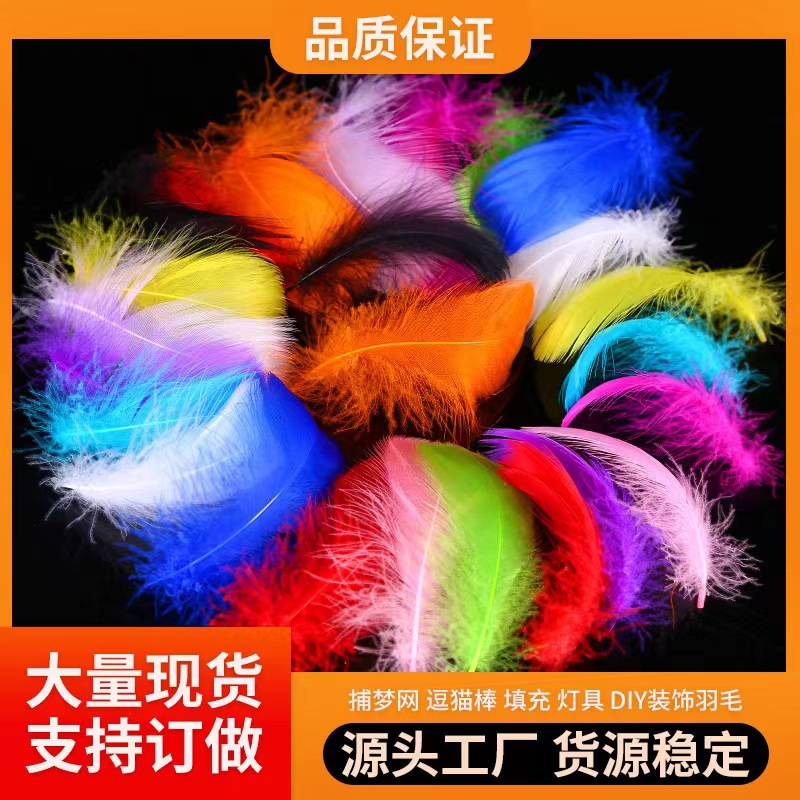 36 Colours Small Dyed Swan Feathers for DIY Jewelry - 1