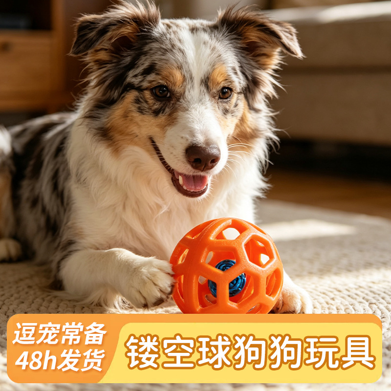 TPR Bite-Resistant Squeaky Chew Toy for Dogs and Cats