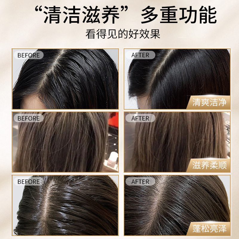 批发香水香氛洗发水山茶花清爽去屑控油柔顺氨基酸洗发露一件起批