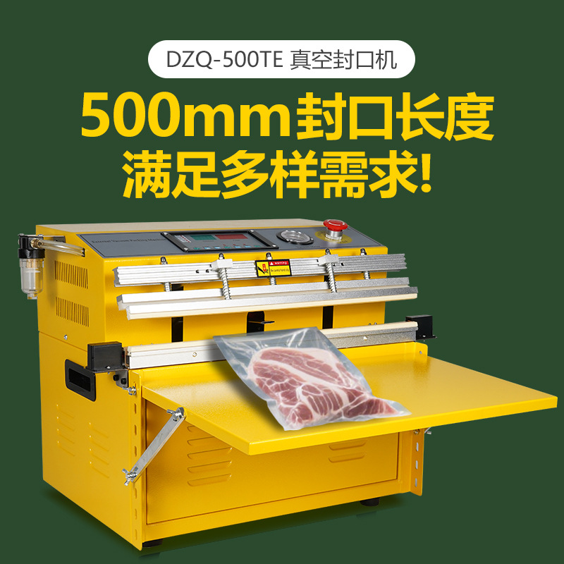 External vacuum sealing machine for food packaging