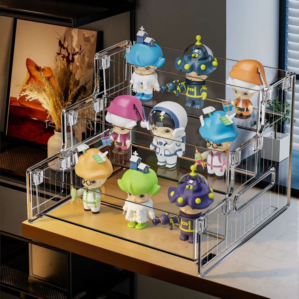 Transparent multi-layer PET cosmetics storage box