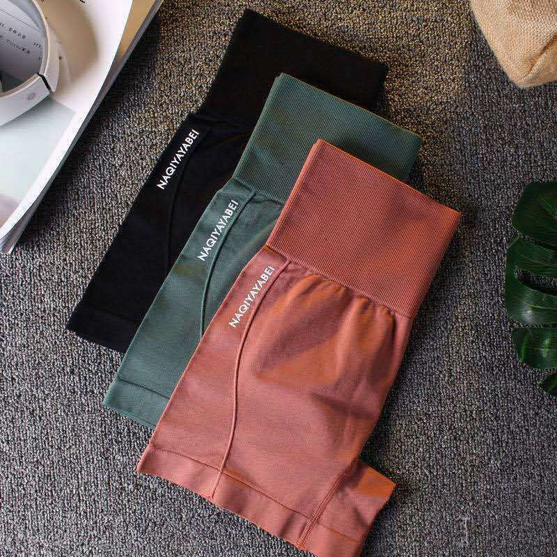 Women's High Waist Yoga Shorts, Tummy Control, Quick Dry Summer Sports Shorts