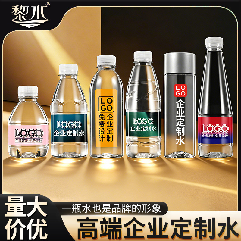 Corporate Logo Mineral Water, Small Bottles, Event Case - 1