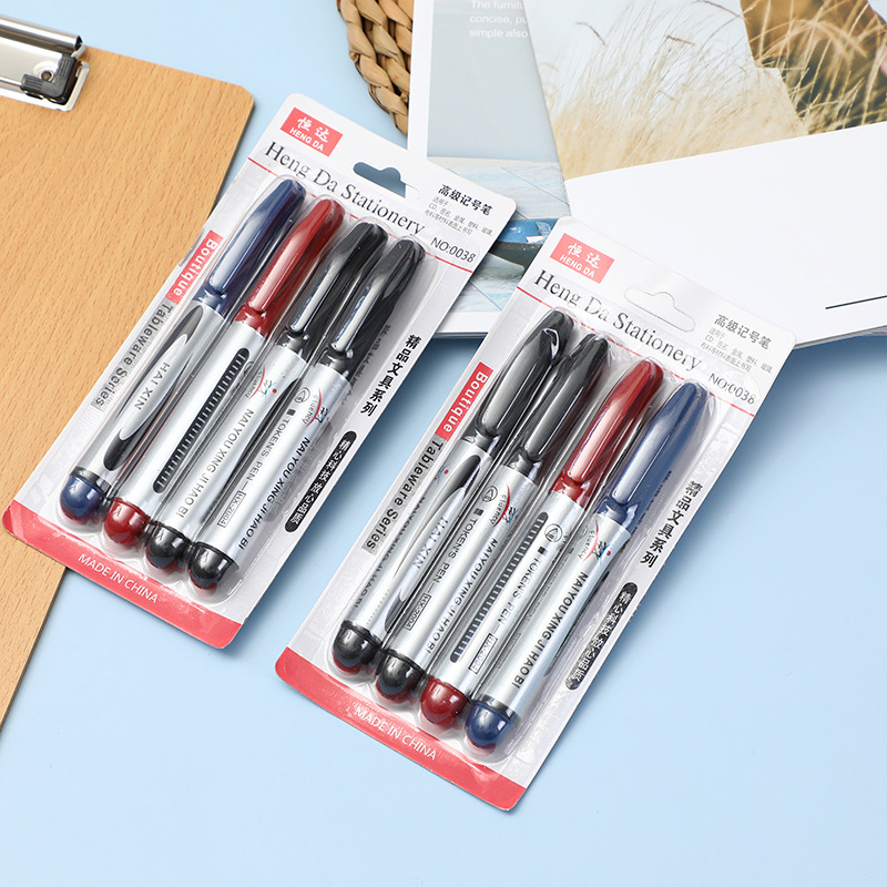 Papierkarte 4er-Set Mehrzweck-Markierstifte Logistik-Markierstifte dicke Spitze Ölmarker wasserfest lichtecht Markierstift
