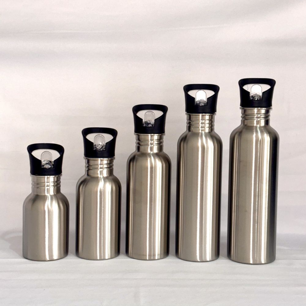 304 stainless steel water cup sports water bottle outdoor portable large capacity water bottle stainless steel single-layer American wide-mouth bottle - 10
