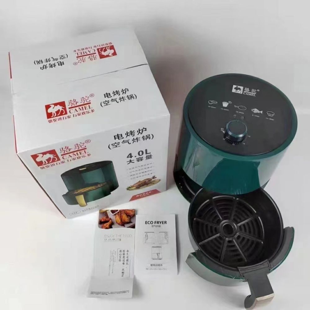 TikTok gleiches Modell Comel/Camel 4L Heißluftfritteuse Haushaltstyp mechanisch multifunktional Hersteller Großhandel Dropshipping - 1