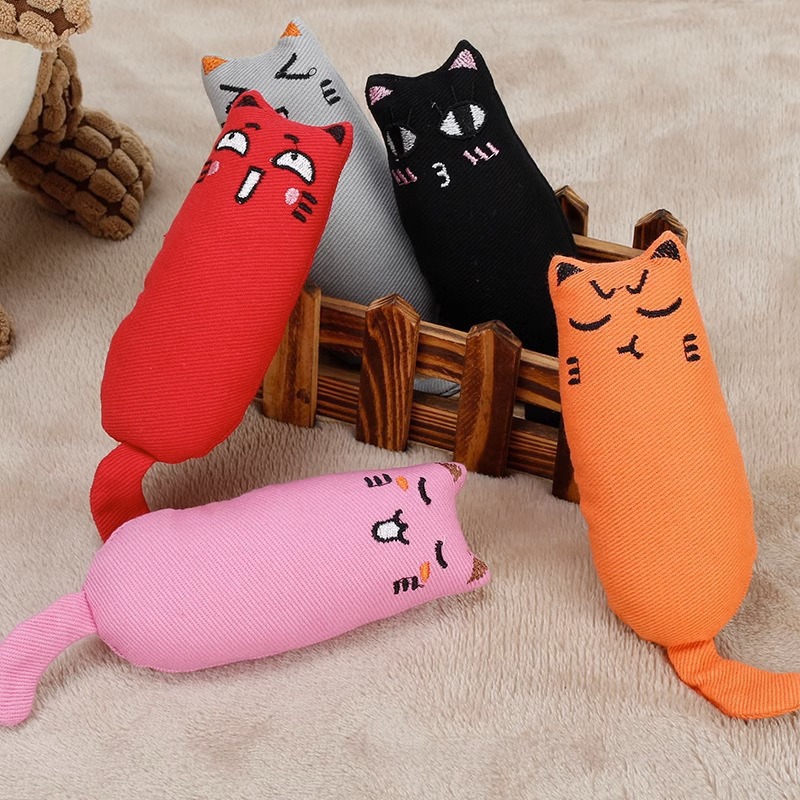 厂家批发宠物猫咪玩具搞怪玩具发声尖叫毛绒玩具磨牙洁齿猫狗玩具