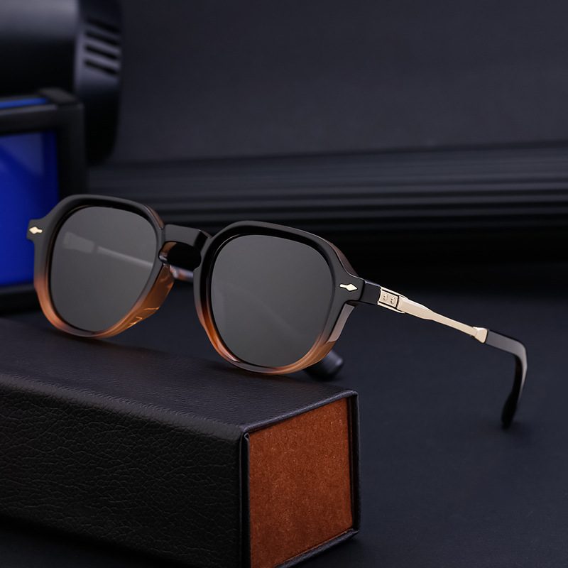 Neue europäische Mode polarisierte Sonnenbrillen vollständiger Rahmen Herren Outdoor-Sonnenbrillen Herren kleiner Rahmen Brille Sonnenbrillen - 2