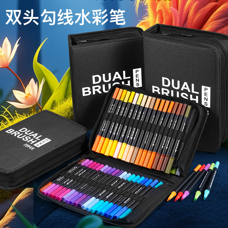 Beidseitiger Aquarellstift Kunstmalerei umweltfreundlich