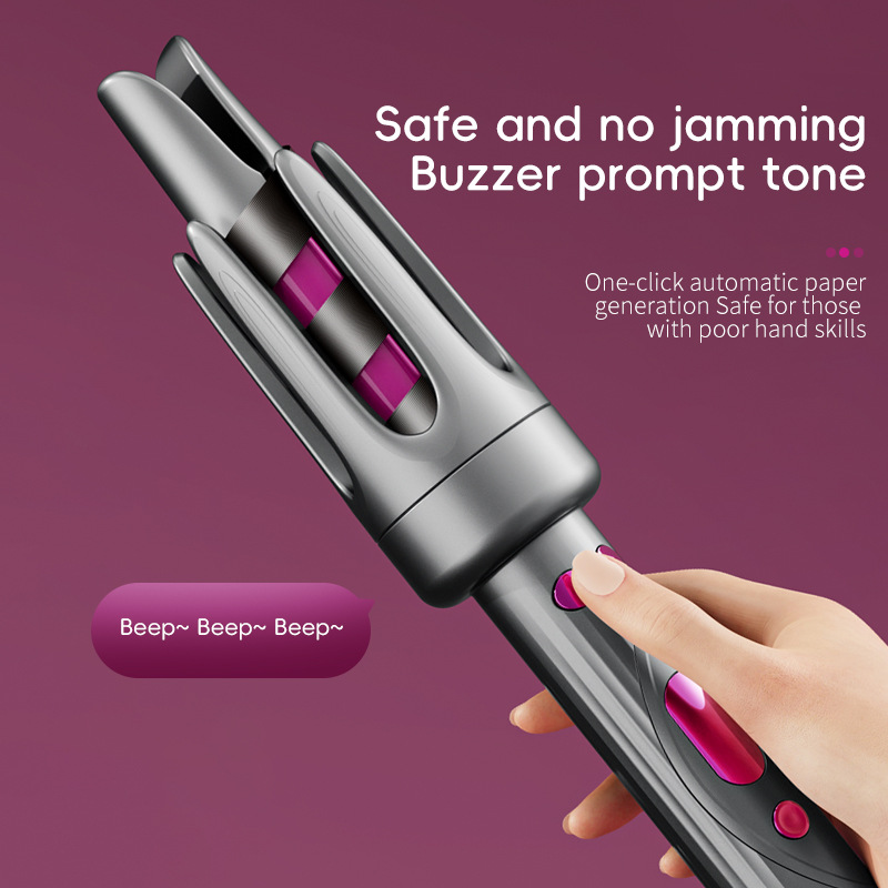 32mm Fully Automatic Hair Styler with Negative Ion, Large Volume Big Waves