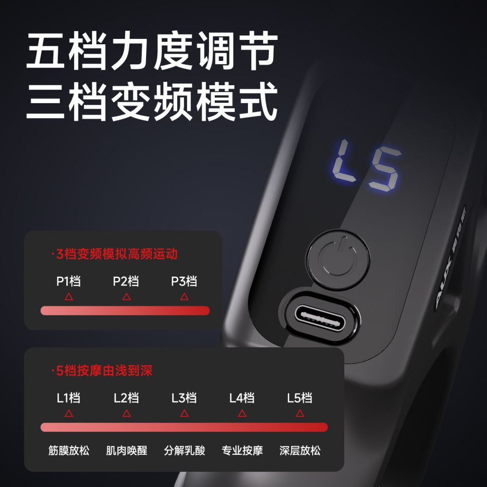 奥克斯筋膜筋膜枪跨境环按摩器家用懒人运动甩脂机腰部全身按摩环