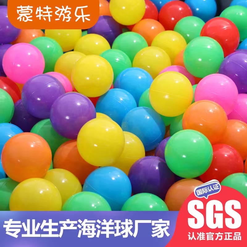 Colorful Thick Plastic Ocean Balls, Macaron, for Play Pools