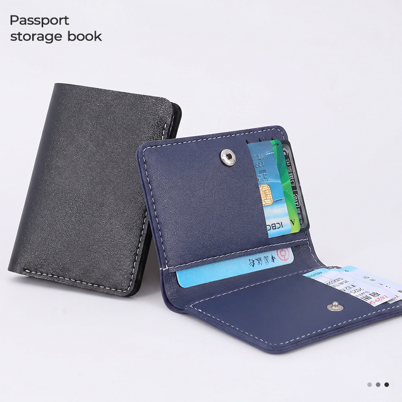 İş pasaport cüzdanı RFID korumalı belge ve kart saklama çantası