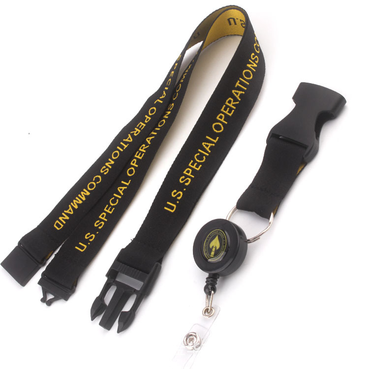Einziehbares Ausweisband mit Kartenhalter - 1