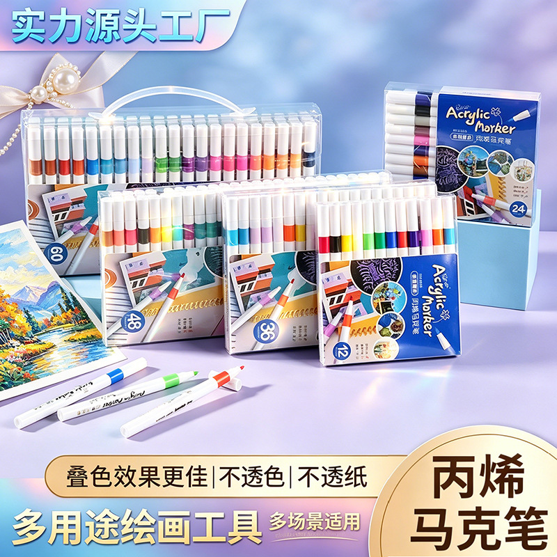 Auswaschbare Acrylmarker für Kinder - 1
