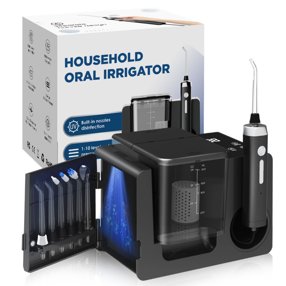 Countertop Water Flosser with Heating, Large Tank and UVC Sterilization