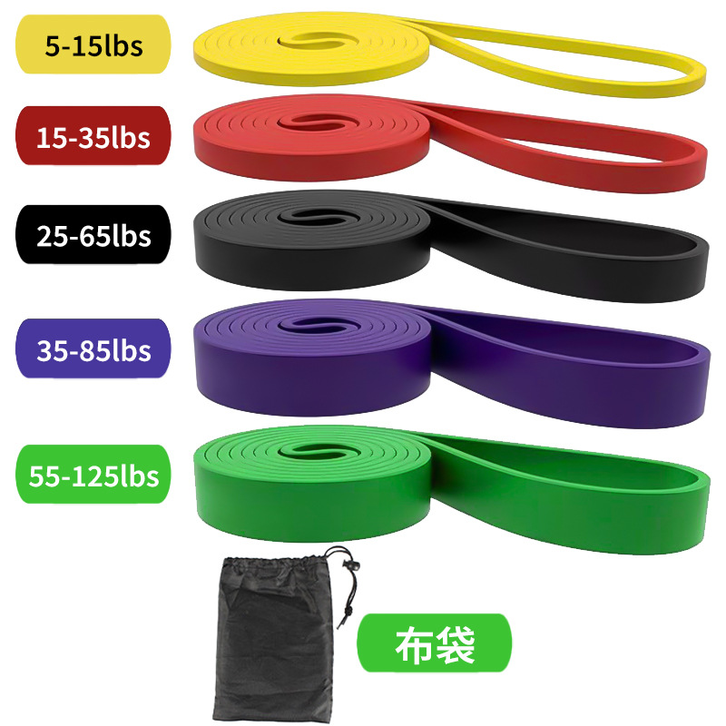 Fitness elastik bandı, direnç bandı, güç antrenmanı destek bandı, elastik ip, kol inceltme streç bandı, spor fitness bandı - 12