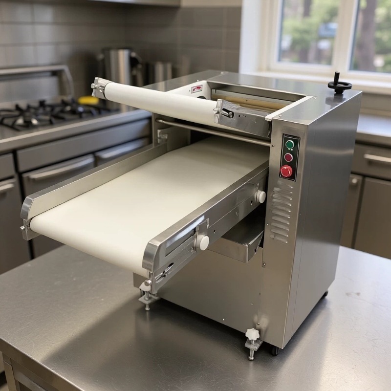 Commercial fully automatic dough press machine, large capacity