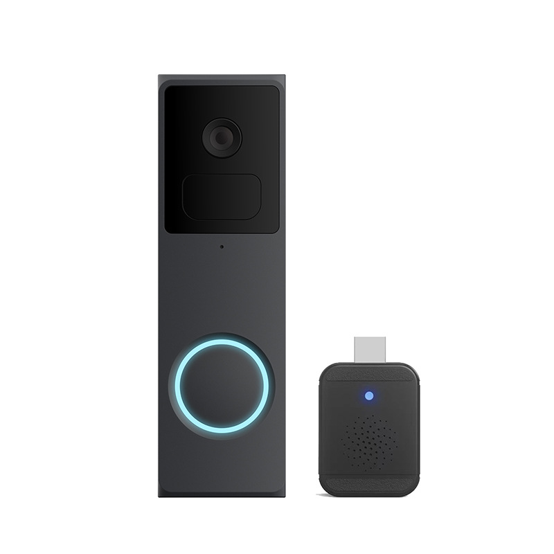 KI-Smart-Videotürsprechanlage mit WLAN, kabellos, HD-Sicherheitskamera