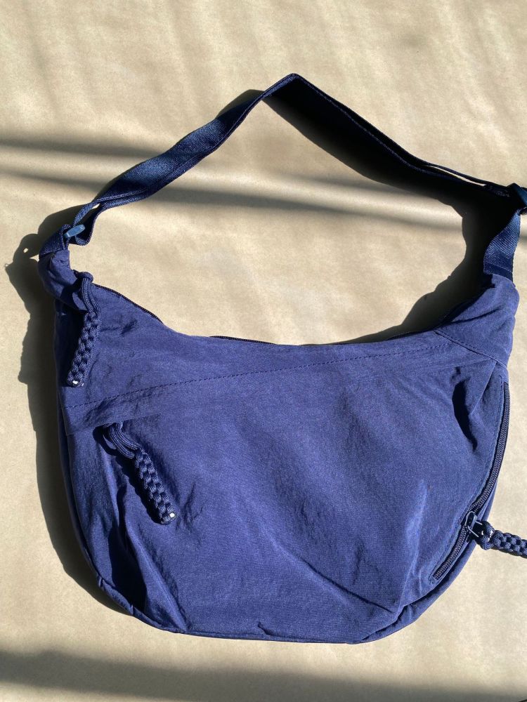 Weizenähre-Maultaschen-Tasche verdickte Nylontasche Damentasche Pendlertasche Schultertasche mit mehreren Reißverschlussfächern große Kapazität Einzelschultertasche mit Quaste - 9