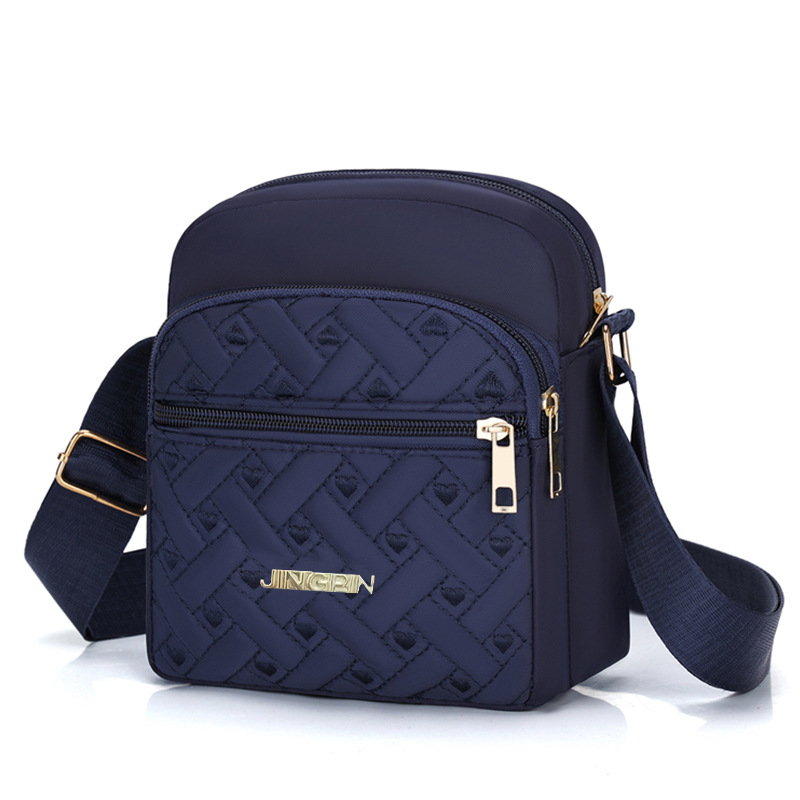 Leichte Handy-Umhängetasche für Damen, Mini-Crossbody-Tasche, Leichte Tragetasche, Canvas-Tasche, modisch, vielseitig kombinierbar, wasserdicht, Einzel-Schultertasche, Schlüssel- und Münztasche - 5