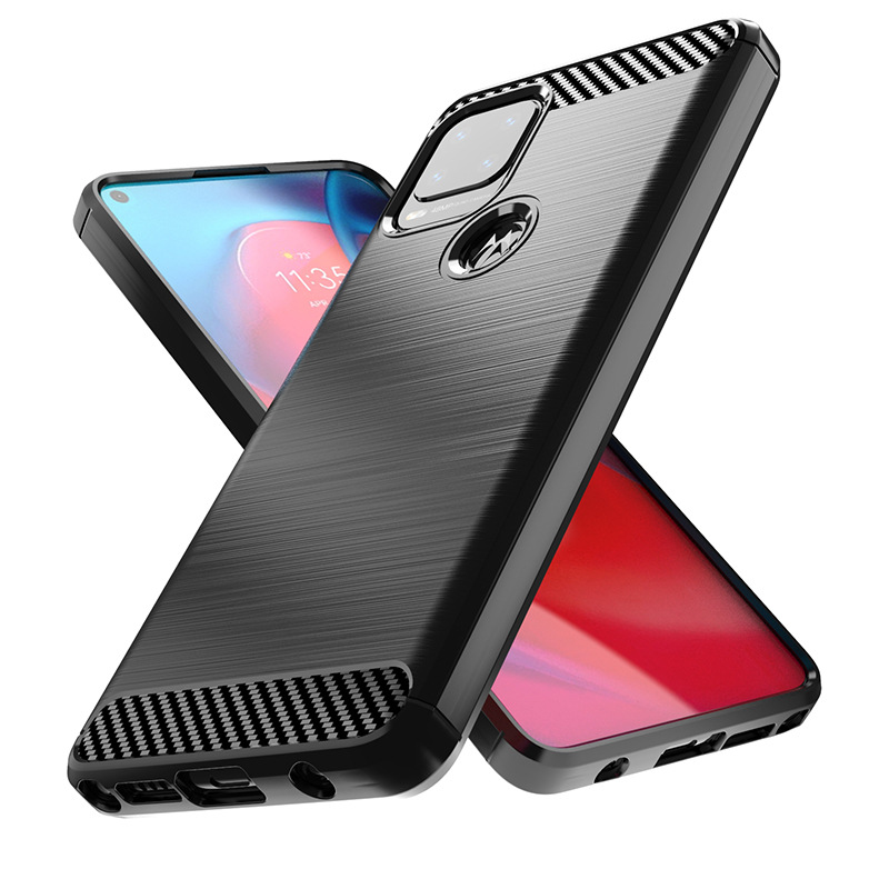 Moto G Stylus5G cep telefonu kılıfı için uygundur Edge20Fusion/20Lite koruyucu kapak fırçalanmış yumuşak silikon