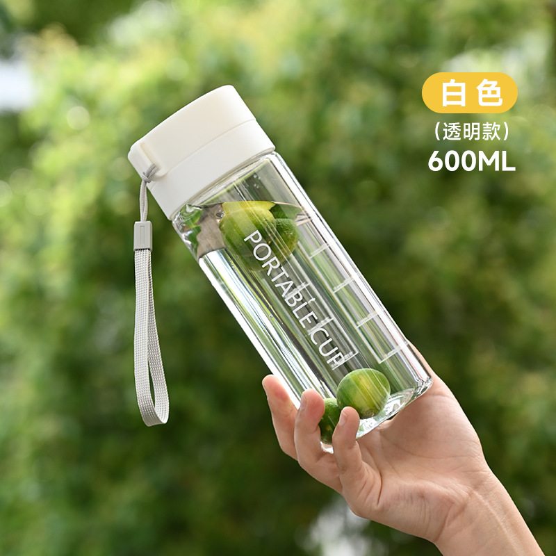 Yaz Açık Hava Büyük Kapasiteli Spor Su Bardağı Yaratıcı Öğrenci Çay Bardağı Taşınabilir Halatlı Plastik Bardak Reklam Hediye Bardağı - 7