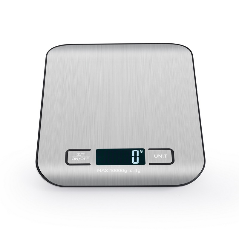 Grenzüberschreitende Edelstahl-Küchenwaage 1g USB-wiederaufladbare Küchenwaage zum Backen kleine Präzisionswaage praktisch und vielseitig einsetzbar
