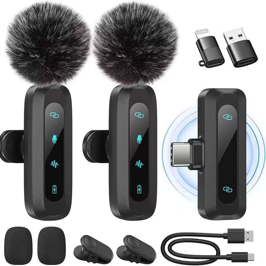 Direktverkauf vom Hersteller neues spezielles Modell J3 kabelloses Lavaliermikrofon Live-Streaming Outdoor-Kurzvideoaufnahme Rauschunterdrückungsmikrofon