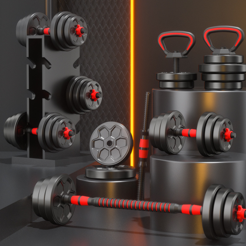 Dambıl erkek spor ev egzersiz ekipmanları ayarlanabilir ağırlık ticari dambıl erkek halter kettlebell seti yurt - 1