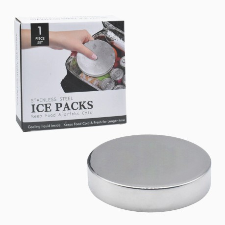 Cross-border Manufacturer Direct Supply In Stock Stainless Steel Ice Plate Ice Brick Ice Pack Lunch Box Insulated Cooler Bag Frozen Fresh-keeping Ice Tray - 11