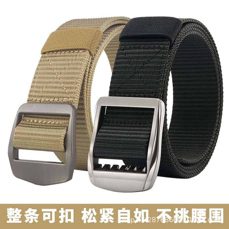 Nylon Tactical Canvas Belt, Outdoor and Casual Use, Japanese Buckle