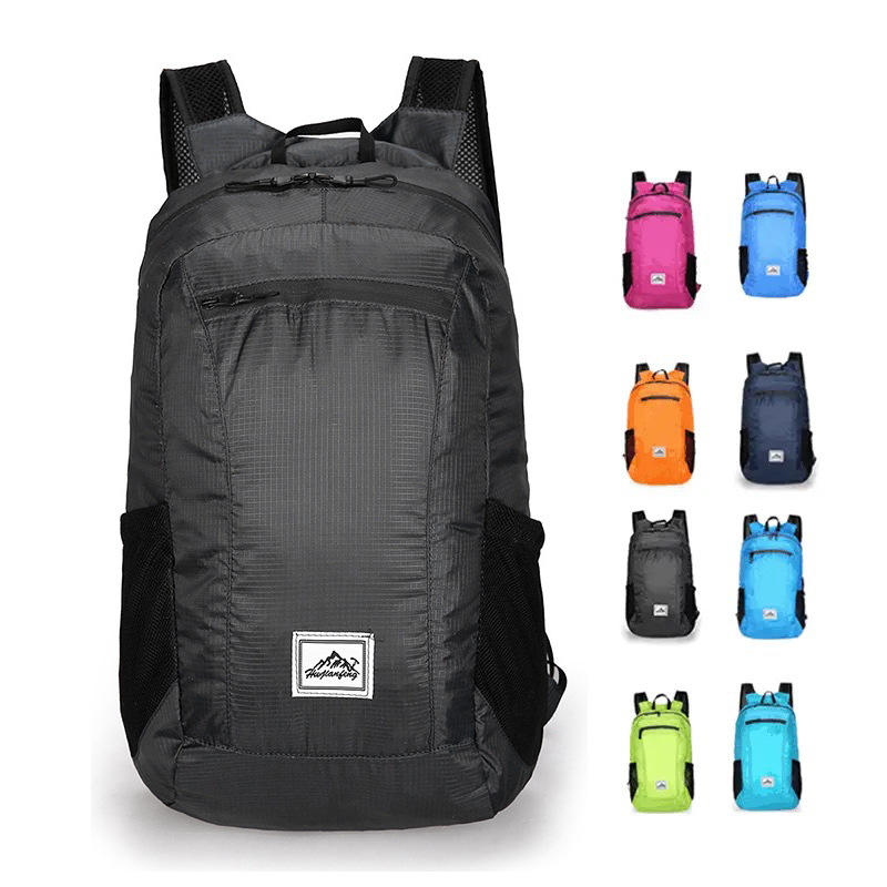 Outdoor foldable lightweight travel backpack sports skin bag large capacity foldable backpack cross-border bestseller