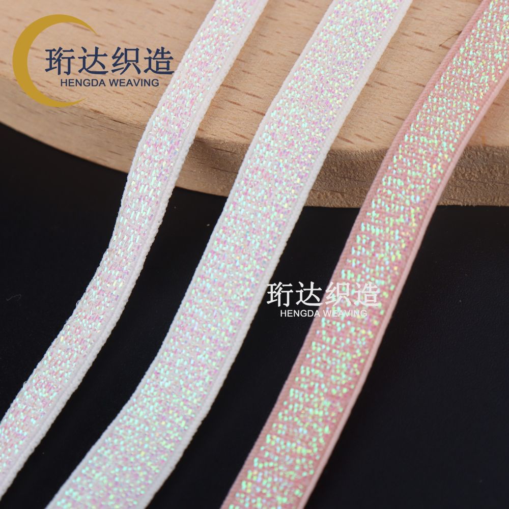 Elastic band, 0.6-1.0-2.0 cm, rainbow